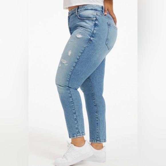 Good American Good Classic Jeans in Size 12/31 NWT IN Indigo046 - Picture 6 of 11